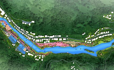 巫溪縣大河鄉紅光村漁家樂(lè )景觀(guān)方案
